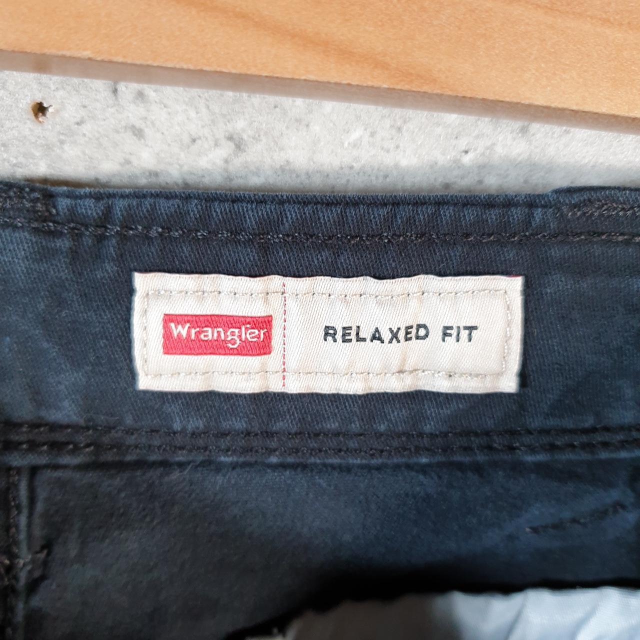 Vintage Wrangler Chino Shorts Jorts Cargo Men’s W38 Black Baggy Cotton