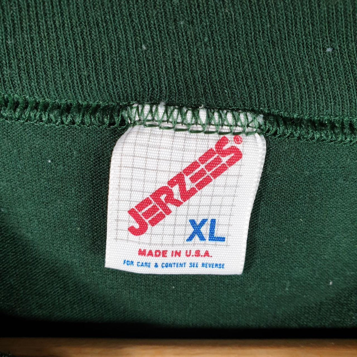 Vintage Jerzees USA Acrison Single Stitch T Shirt Men’s XL Green Big Fish Vintage