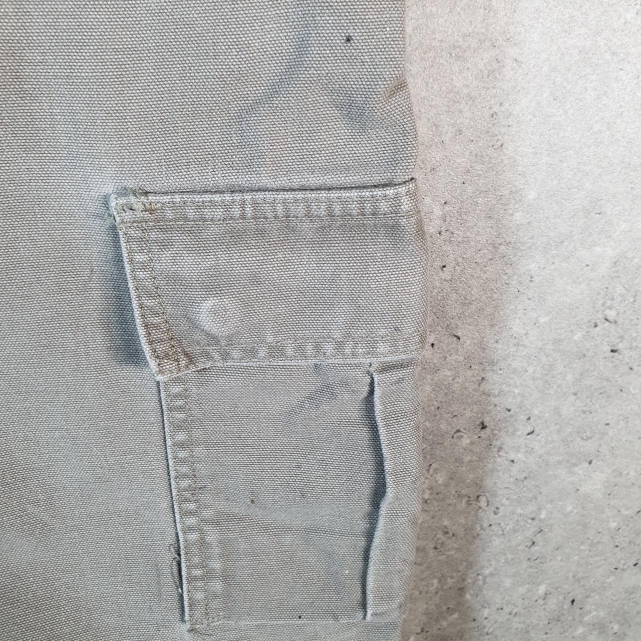 Vintage Carhartt Baggy Carpenter Shorts Jorts Cargo Men’s W38 Grey Relaxed Fit Workwear Big Fish Vintage