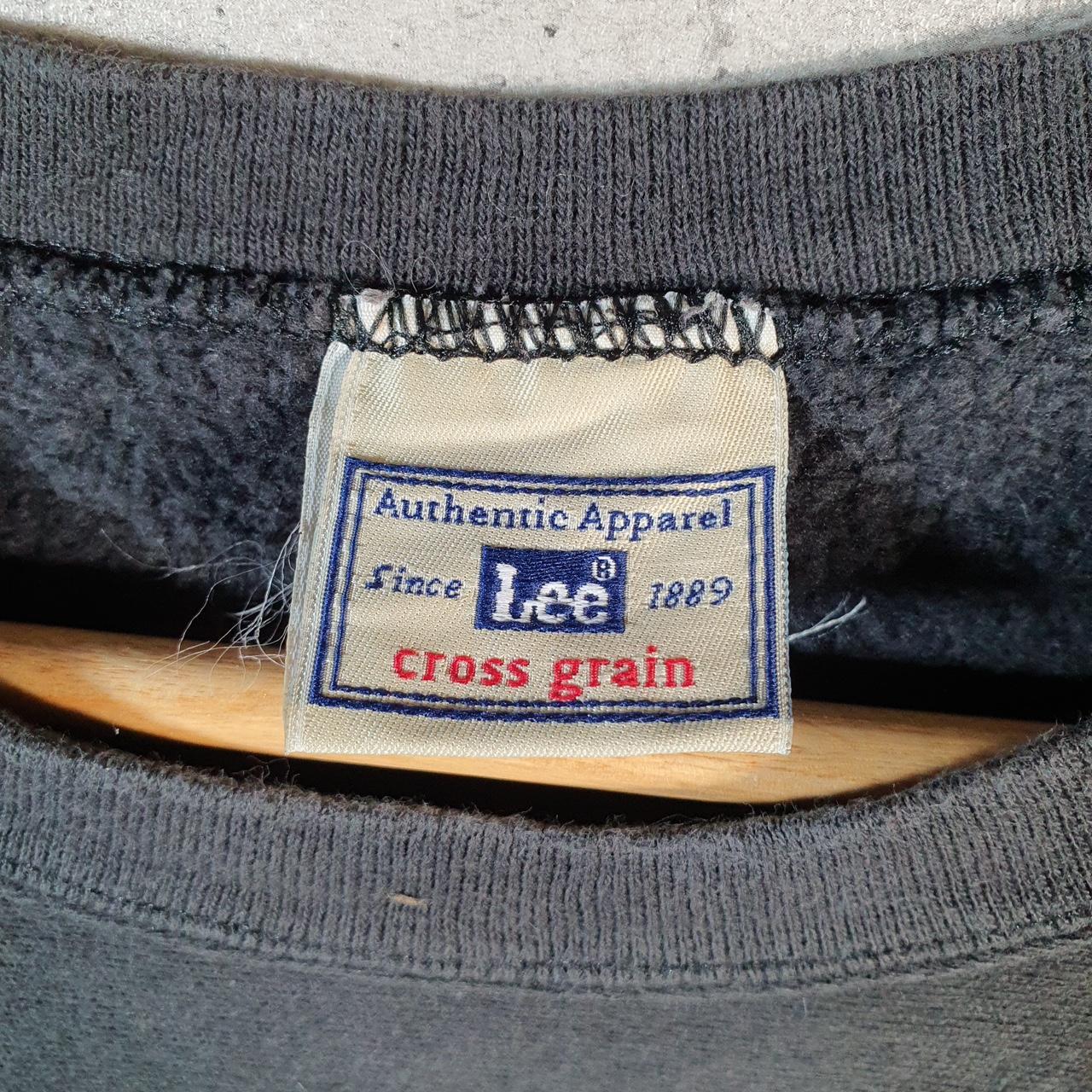 Vintage Lee Cross Grain Sweatshirt Men’s Large Black USA Reading Pullover