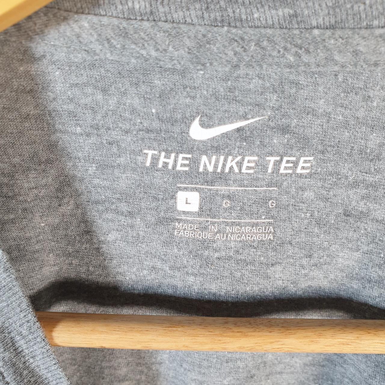 Vintage Nike 2023 Horned Frogs T Shirt Men’s Large Grey Logo Swoosh Athletic