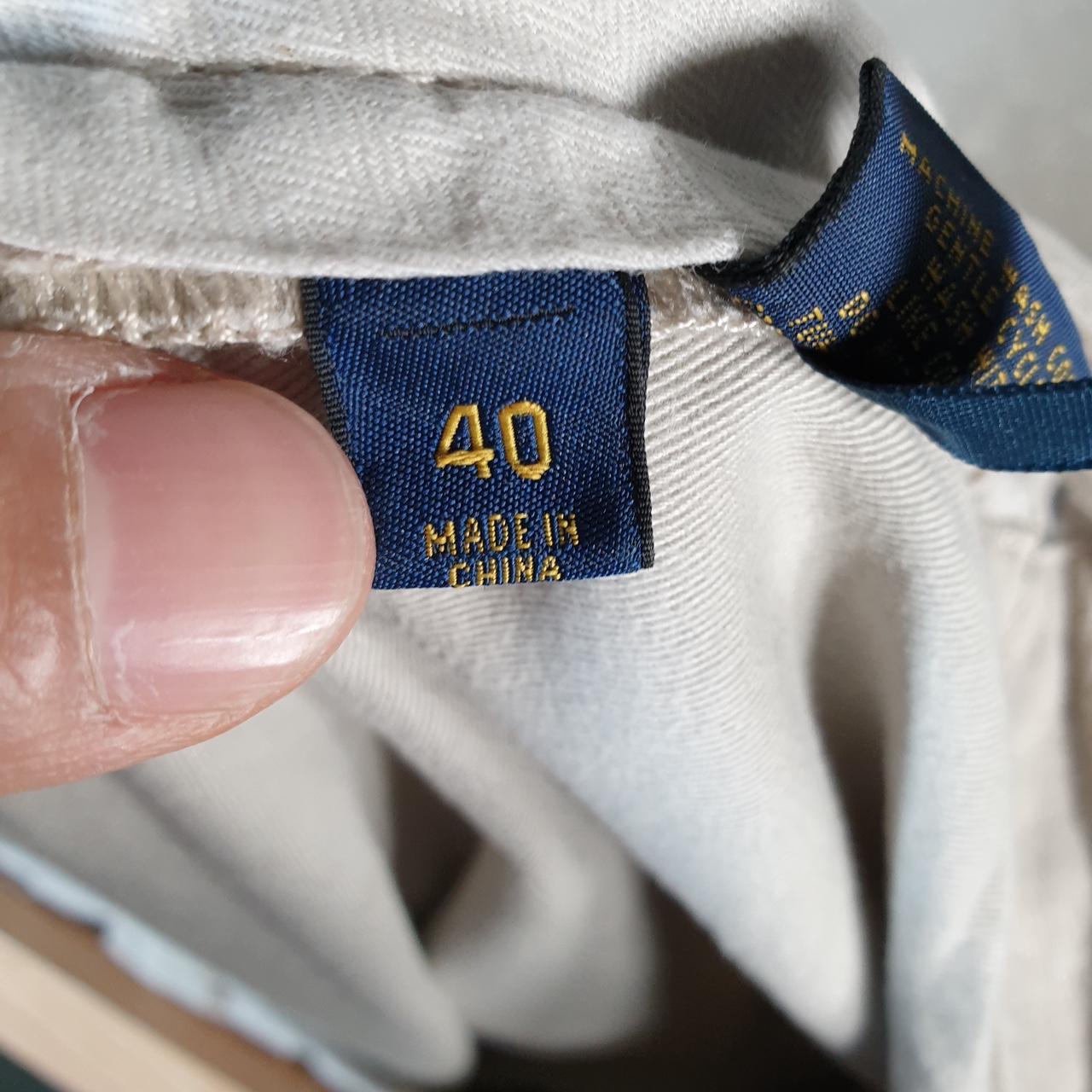 Vintage Ralph Lauren Polo Shorts Jorts Chino Cargo Men’s W40 Brown Baggy Cotton A4367