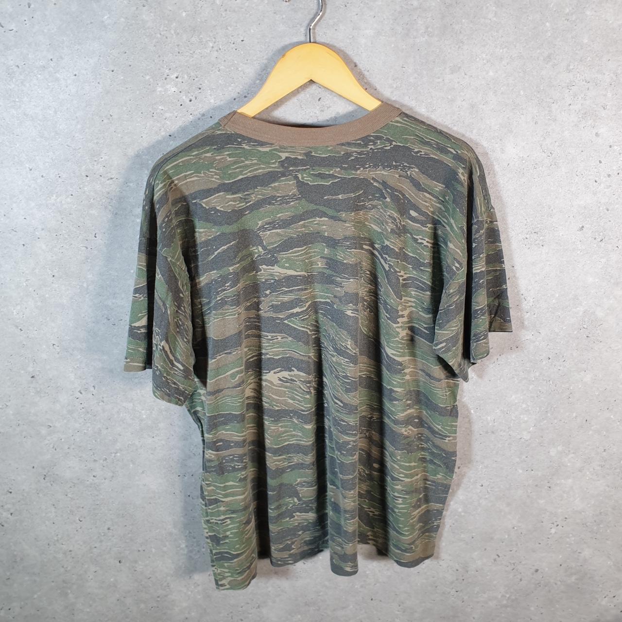 Vintage RealTree Army 90s USA Graphic Single Stitch T Shirt Men’s Medium Green