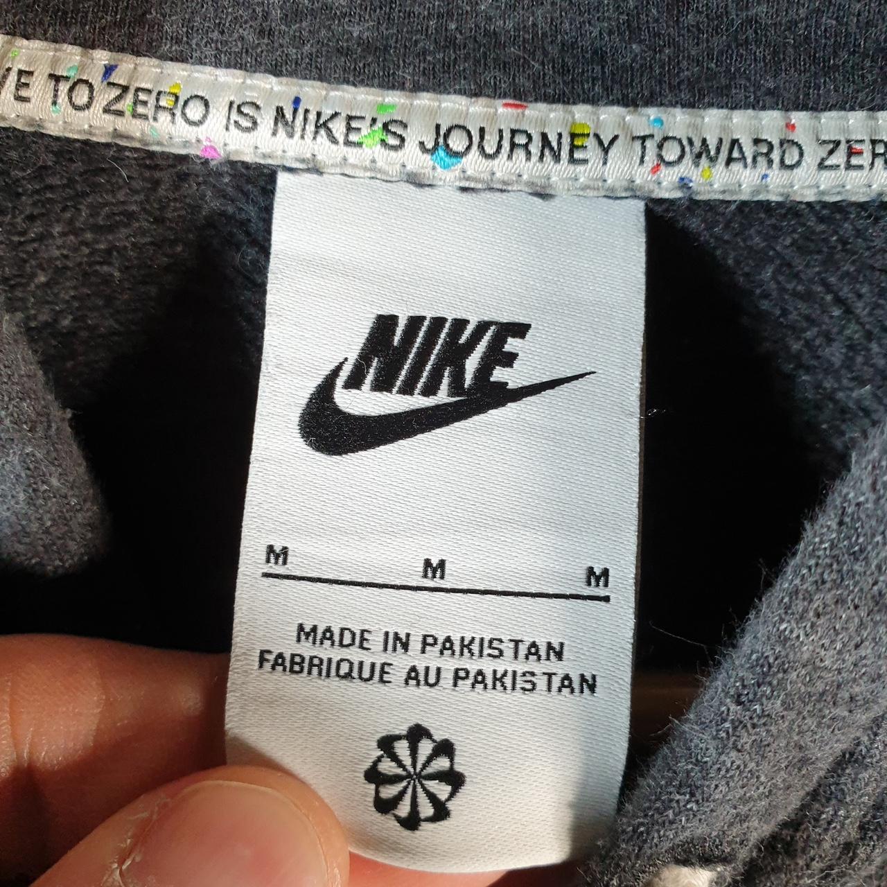Vintage Nike Club Hoodie Womens Medium Grey Y2K Pullover