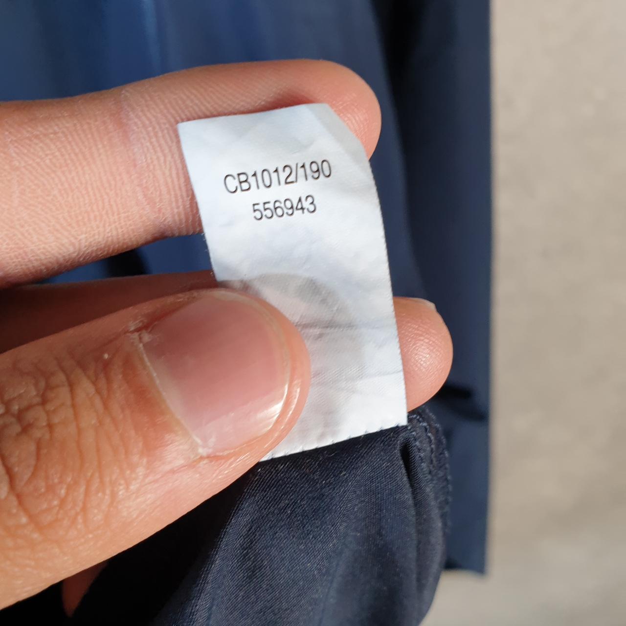 Vintage Champion Windbreaker Track Jacket Mens 2XL Navy Blue Logo 1/4 Zip Hooded