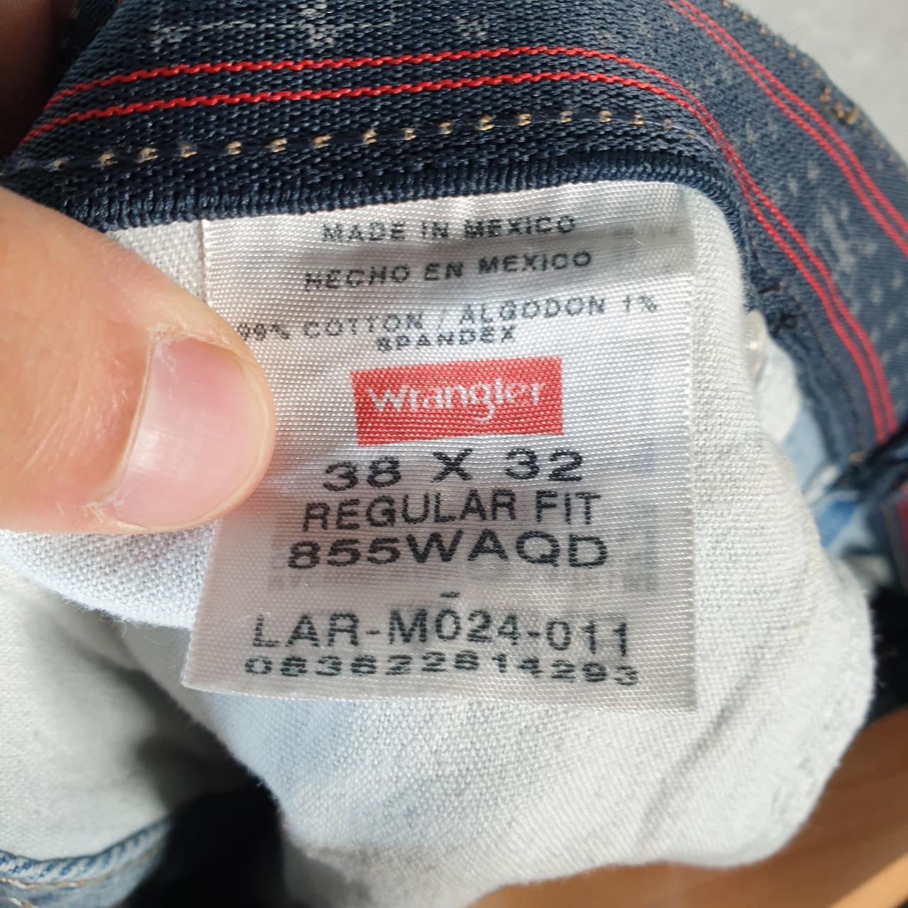 Vintage Wrangler Denim Shorts Jorts Cargo Men’s W38 Relaxed Blue Baggy Cotton