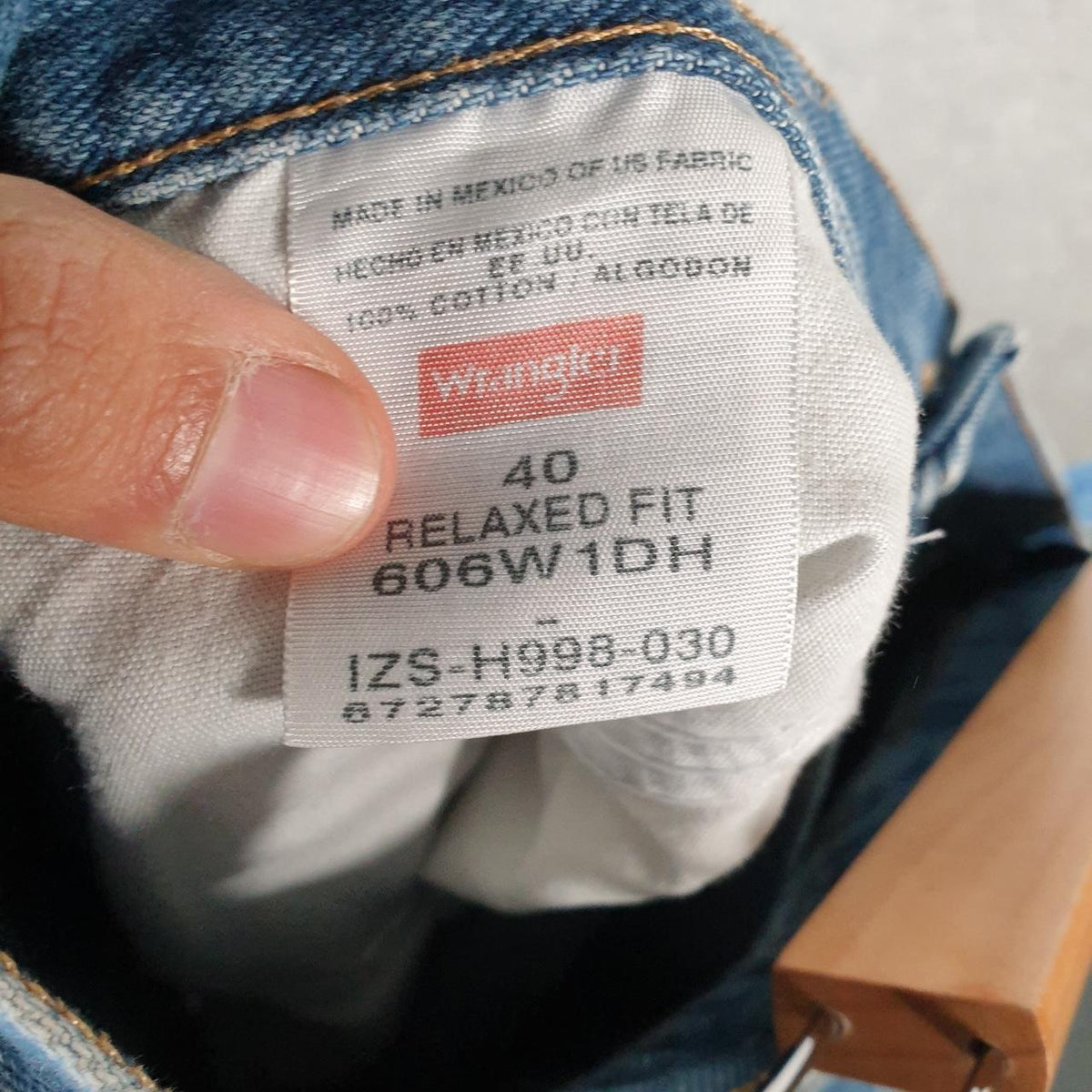 Vintage Wrangler Denim Shorts Jorts Cargo Men’s W40 Blue Baggy Cotton