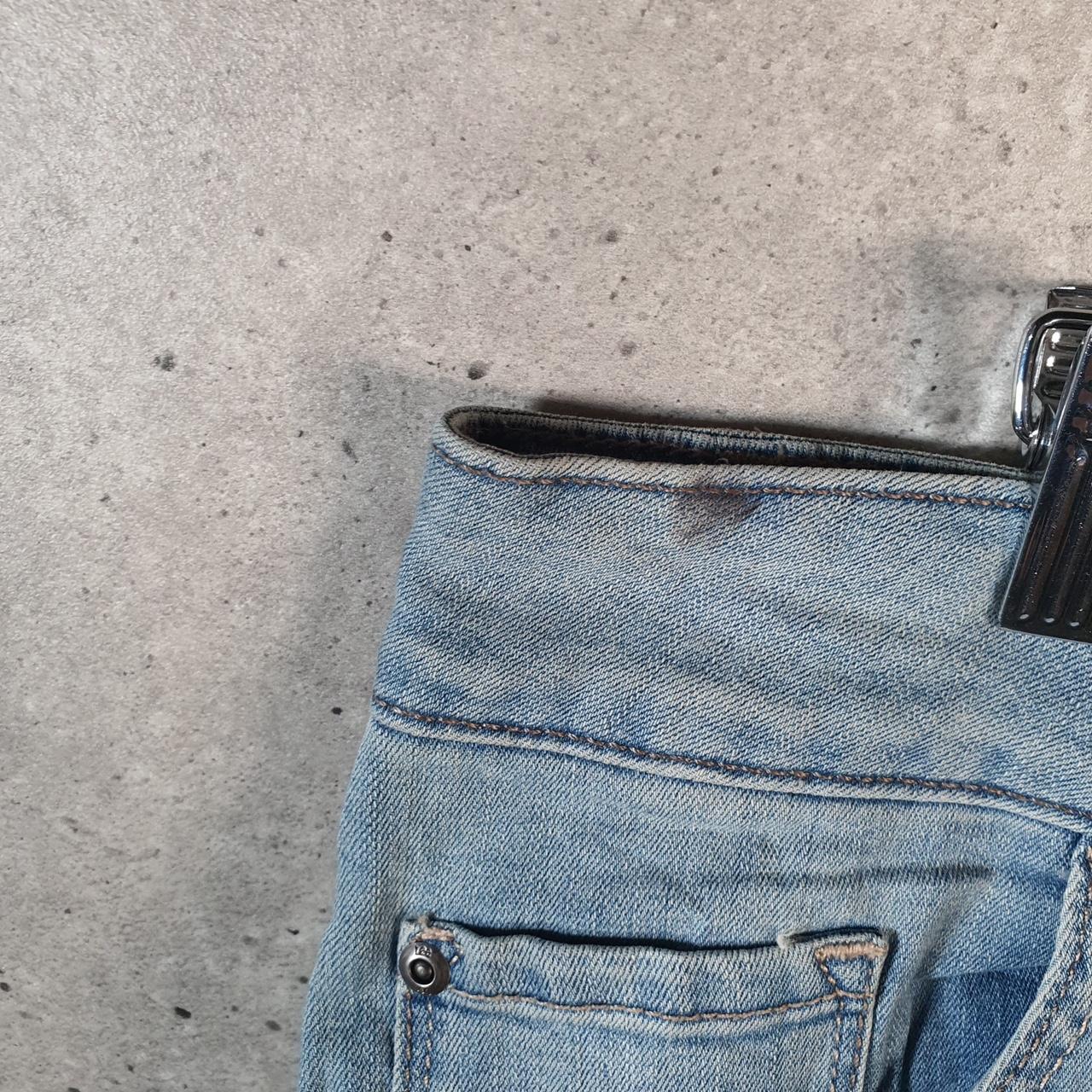 Vintage Lee Baggy Shorts Jorts Cargo Womens W40 Blue Denim Relaxed Cargo