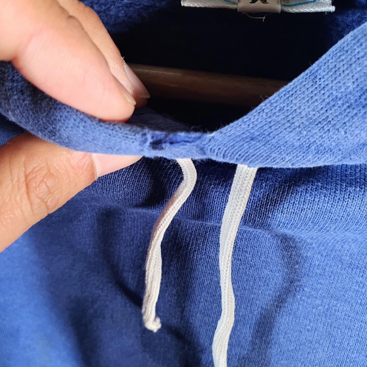 Vintage Robbe Di Kappa 90s Hoodie Men’s Medium Baggy Blue Pullover Logo