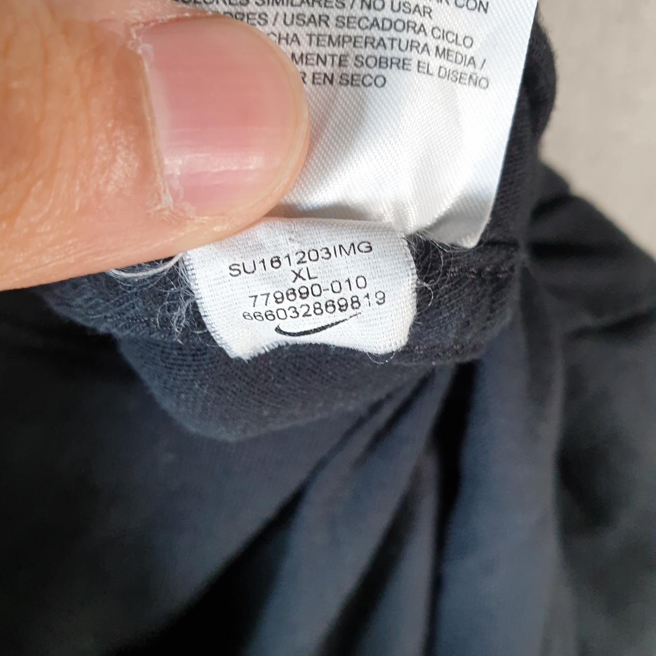 Vintage Nike T Shirt Shirt Men’s XL Black Logo Swoosh Athletic C9600