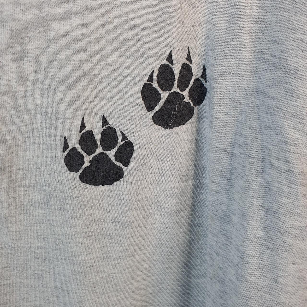 Vintage Cotton Deluxe Paws Music Graphic 90s USA Single Stitch T Shirt Men’s XL Grey