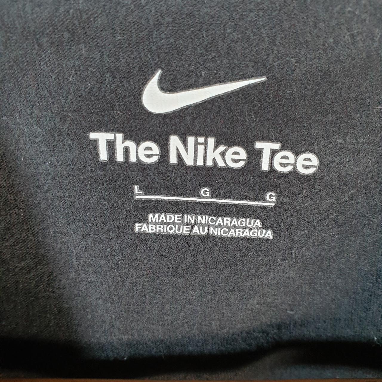 Vintage Nike Spellout Just Do It T Shirt Men’s Large Black Logo Swoosh Athletic