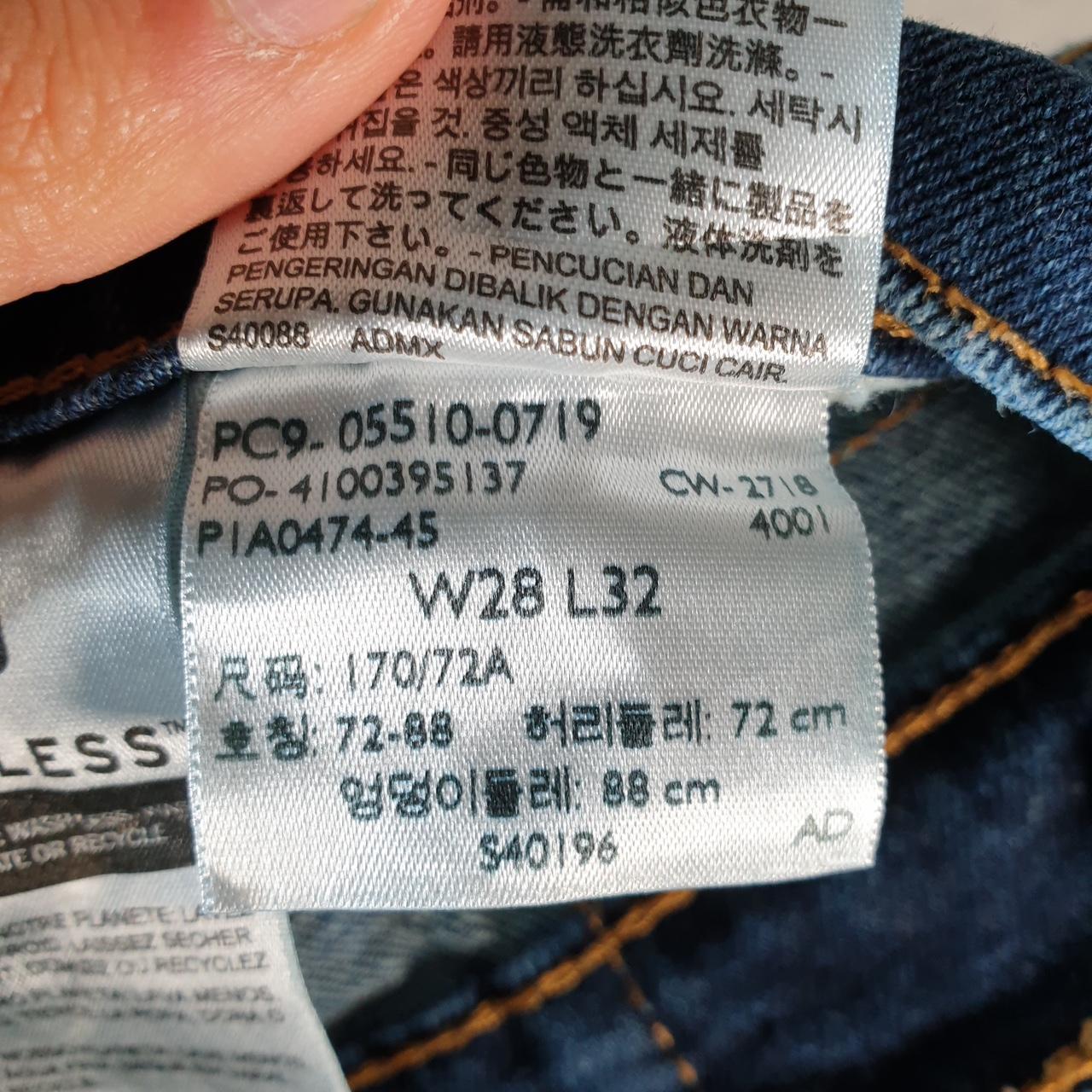 Vintage Levi’s 510 Cut Off Baggy Shorts Jorts Cargo Womens W28 Blue Relaxed Denim