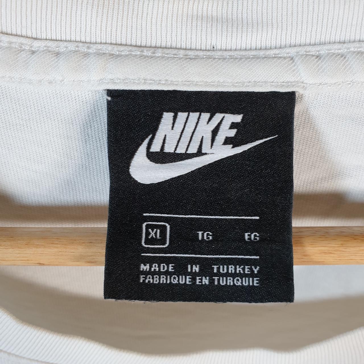 Vintage Nike Centre Swoosh T Shirt Men’s XL White Logo Athletic