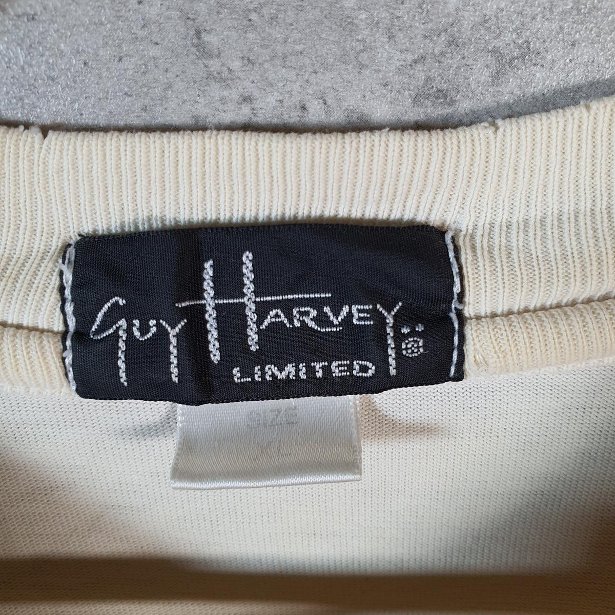 Vintage Guy Harvey Fish Graphic 90s USA Single Stitch T Shirt Men’s XL White