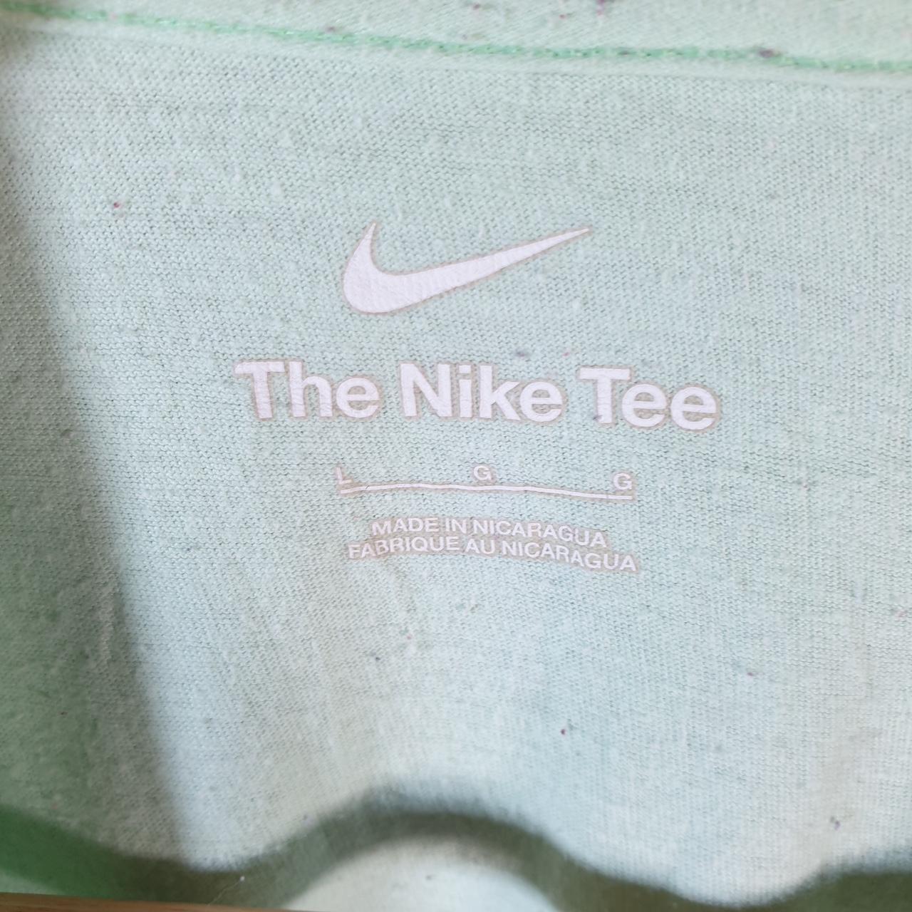 Vintage Nike Worldwide Spellout T Shirt Men’s Large Blue Logo Swoosh Athletic