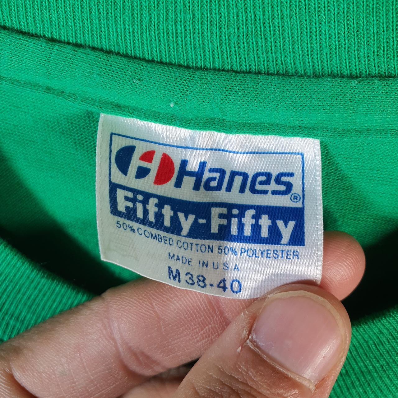 Vintage Hanes Carrillo’s 5km Gils Runners USA Single Stitch T Shirt Men’s Medium Green