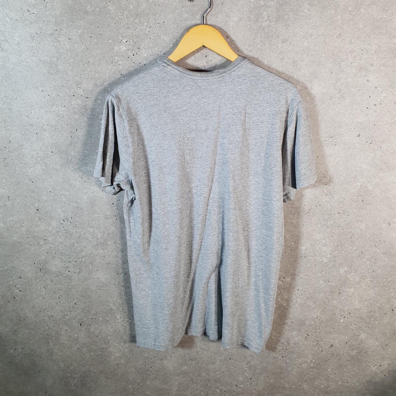 Vintage Ralph Lauren Polo Sport T Shirt Men’s Medium Grey Classic Fit Embroidered Pony C8693