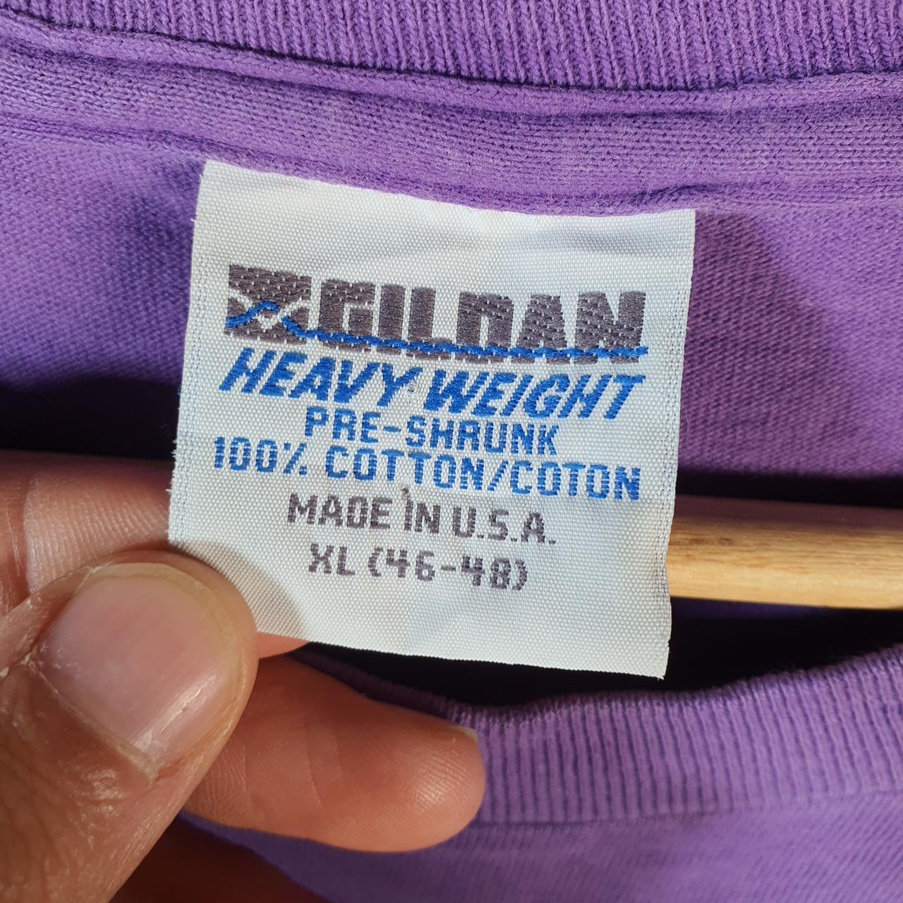 Vintage Gildan Las Vegas Graphic 90s USA Single Stitch T Shirt Men’s XL Purple