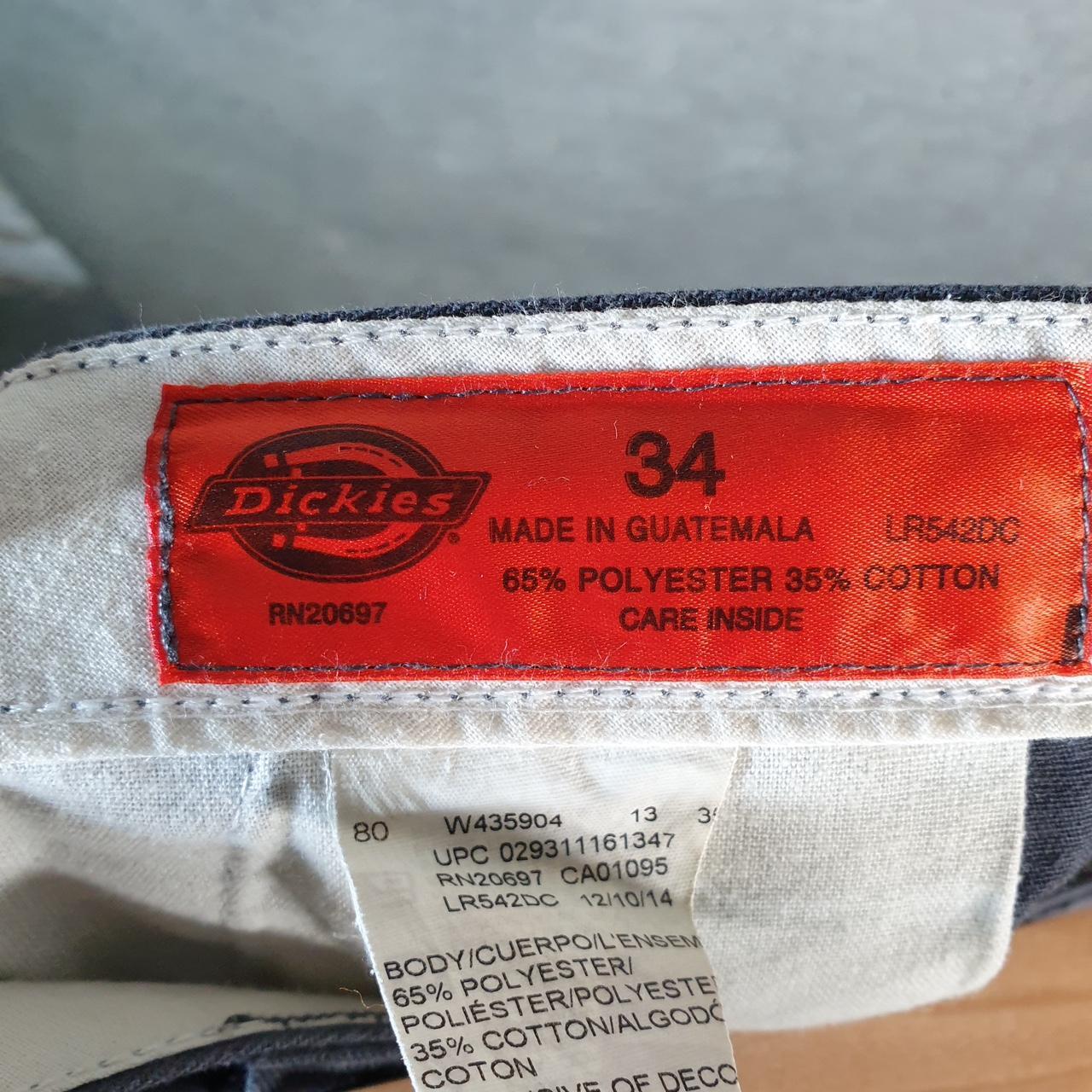 Vintage Dickies Baggy Chino Shorts Jorts Cargo Mens W34 Grey Regular Fit