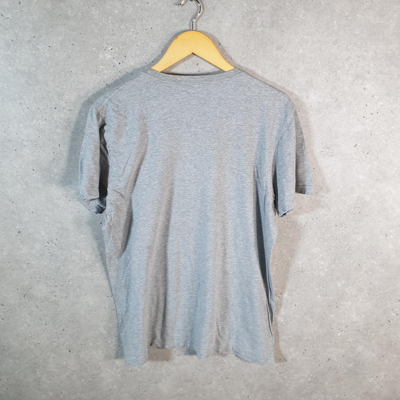 Vintage Ralph Lauren Polo T Shirt Men’s Medium Grey Embroidered Classic Fit Pony C8584