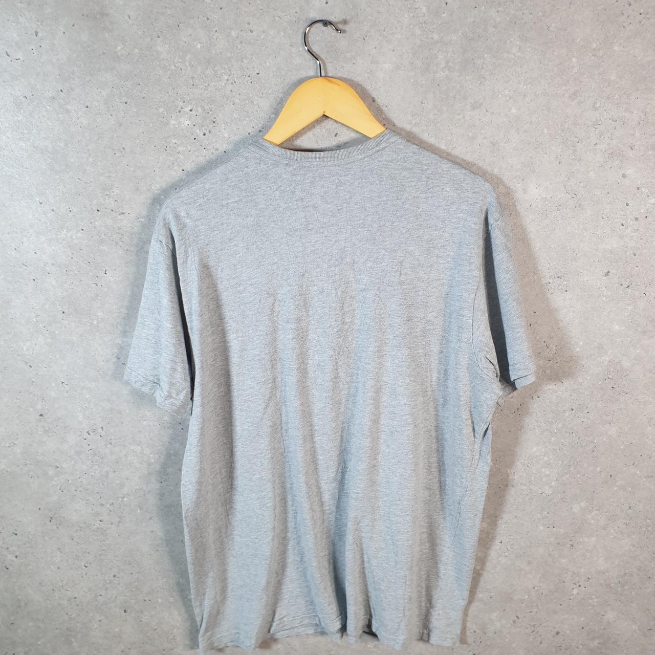 Vintage Ralph Lauren Polo T Shirt Men’s Large Grey Embroidered Classic Fit Pony C9036