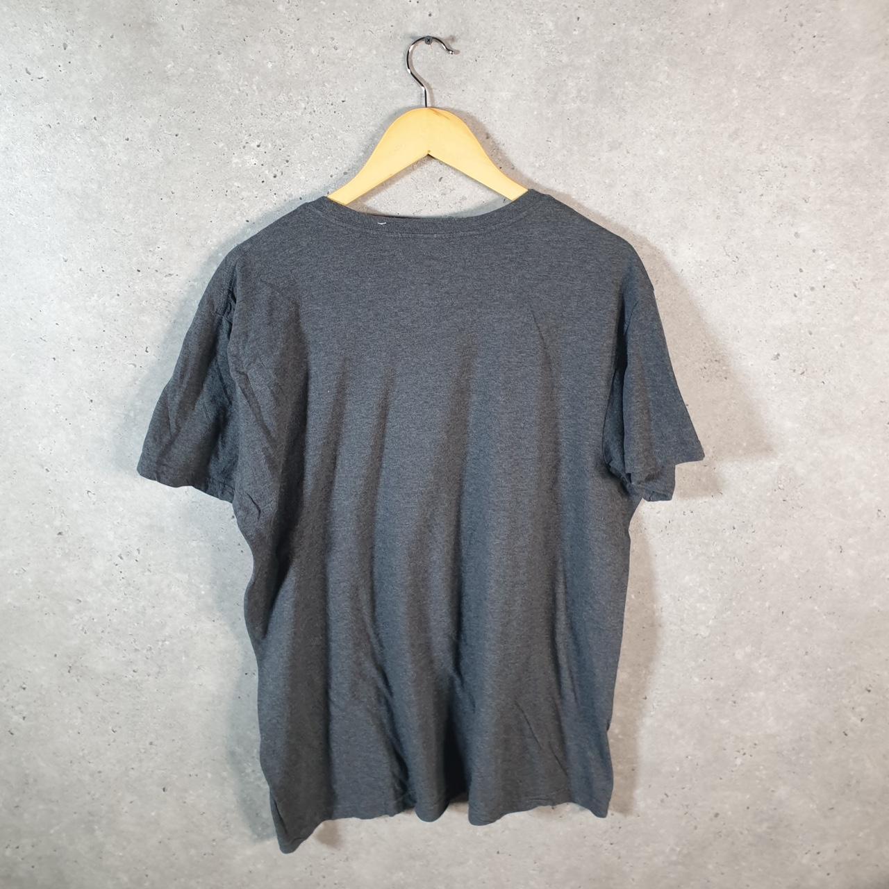 Vintage Ralph Lauren Polo T Shirt Men’s Large Grey Embroidered Classic Fit Pony C9029