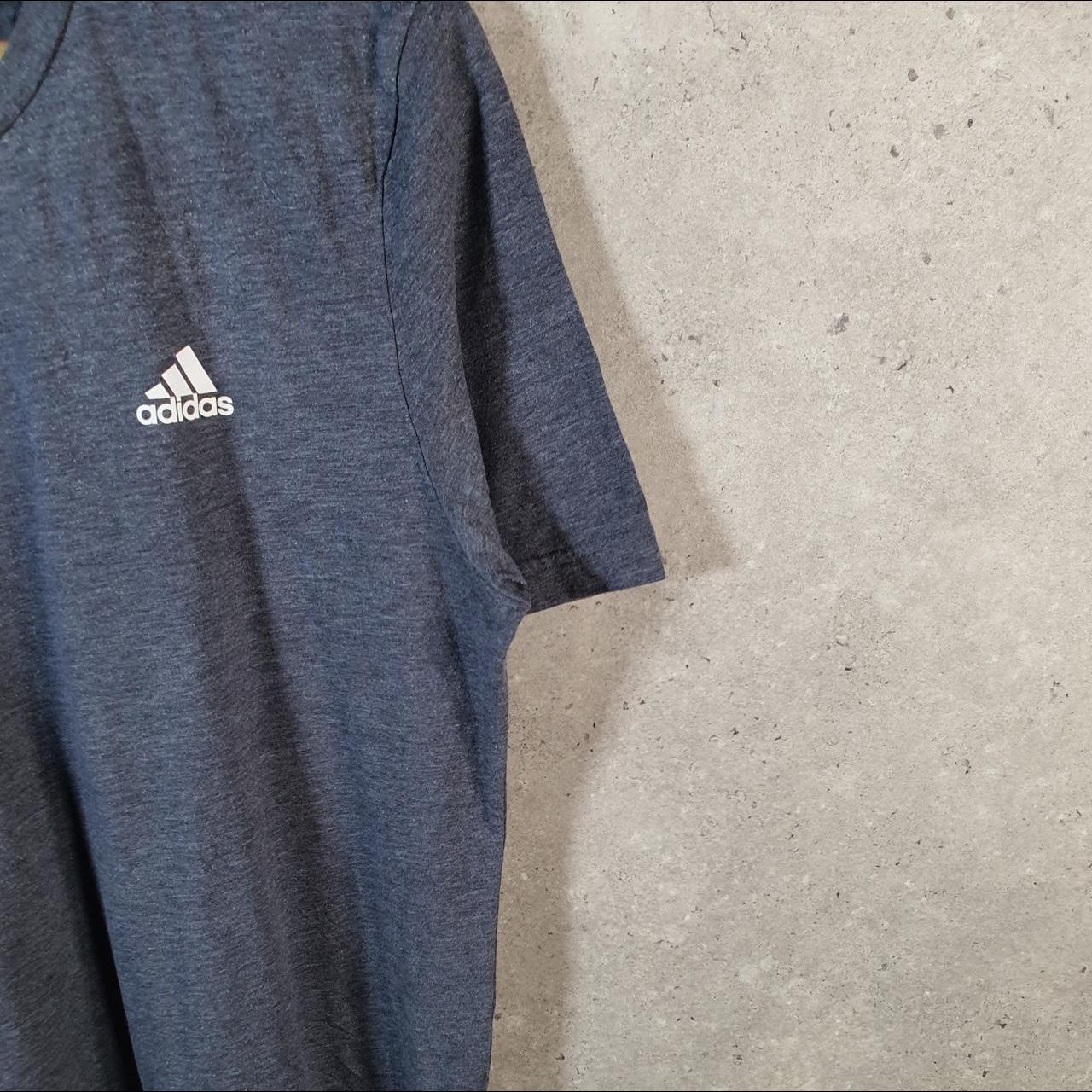 Vintage Adidas Primegreen Aeroready T Shirt Shirt Men’s Medium Grey Three Stripes Logo Athletic