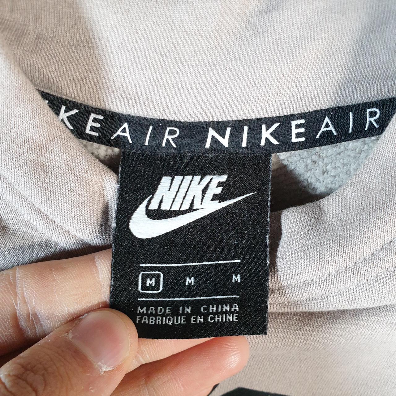 Vintage Nike Air Spellout Hoodie Womens Medium Pink Swoosh Y2K Pullover