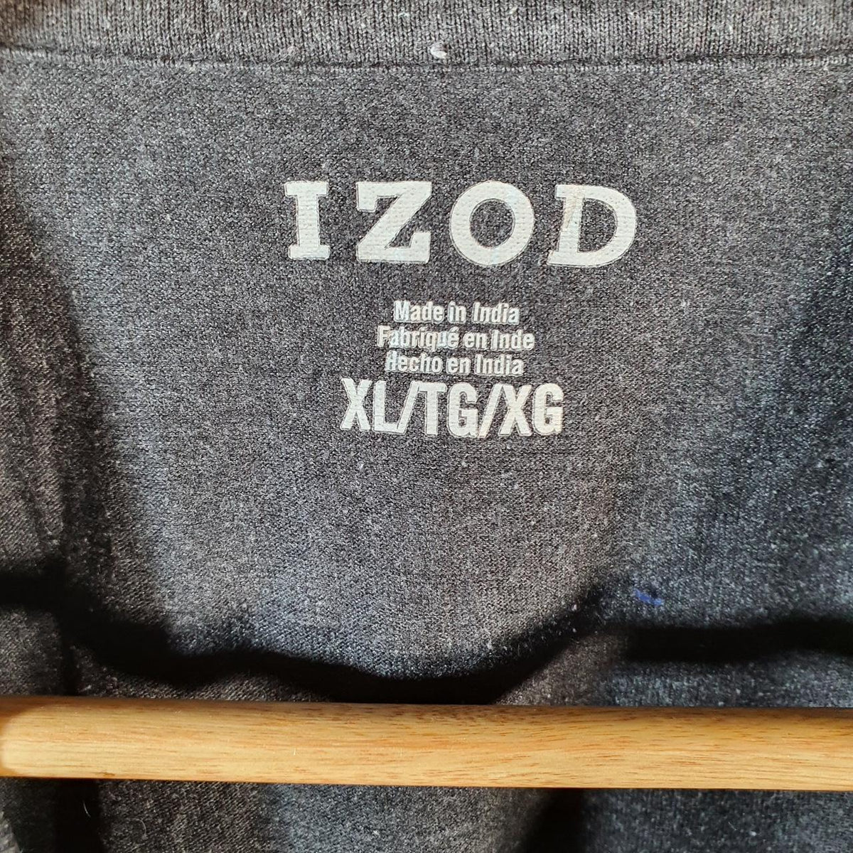 Vintage Izod Pocket T Shirt Men’s XL Grey Classic Fit Embroidered Logo