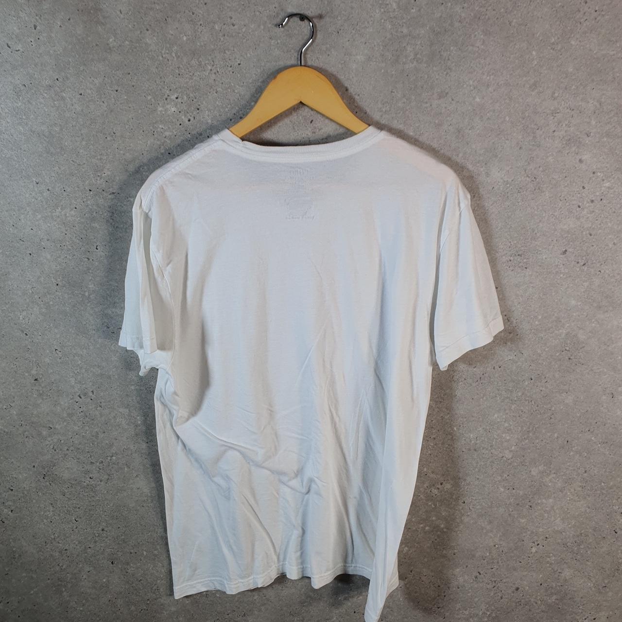 Vintage Ralph Lauren Polo Sport T Shirt Men’s Large White Classic Fit Embroidered Pony C8676