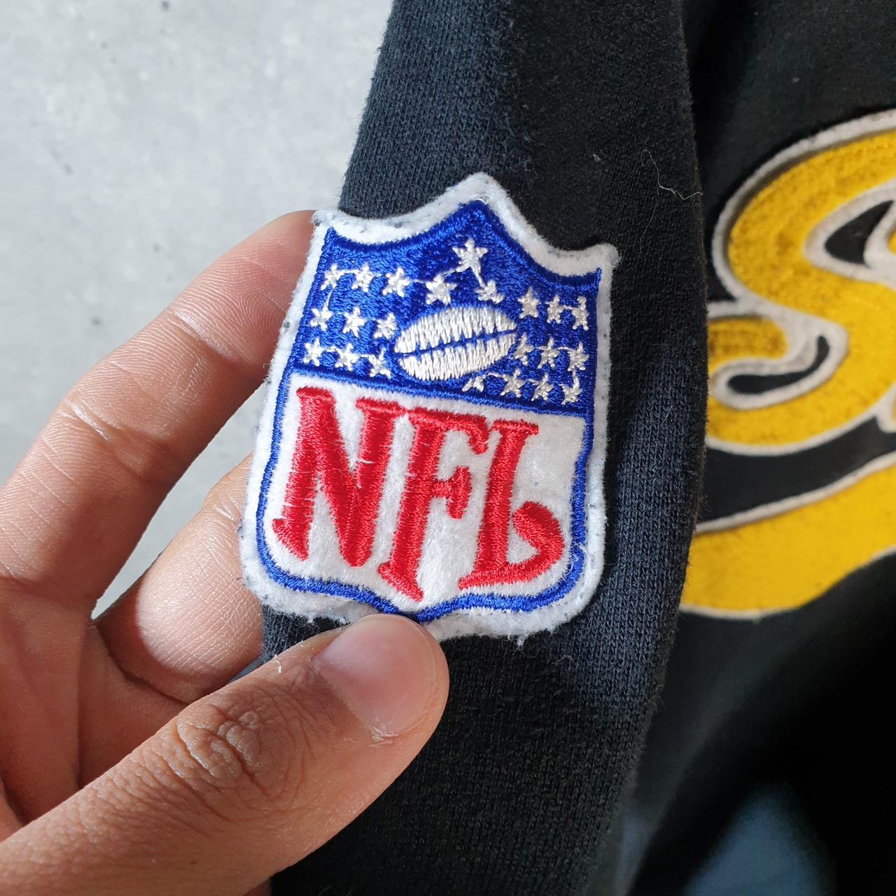 Vintage NFL Pro Line Starter Pittsburgh Steelers Hoodie Mens Large Black USA Pro Sport