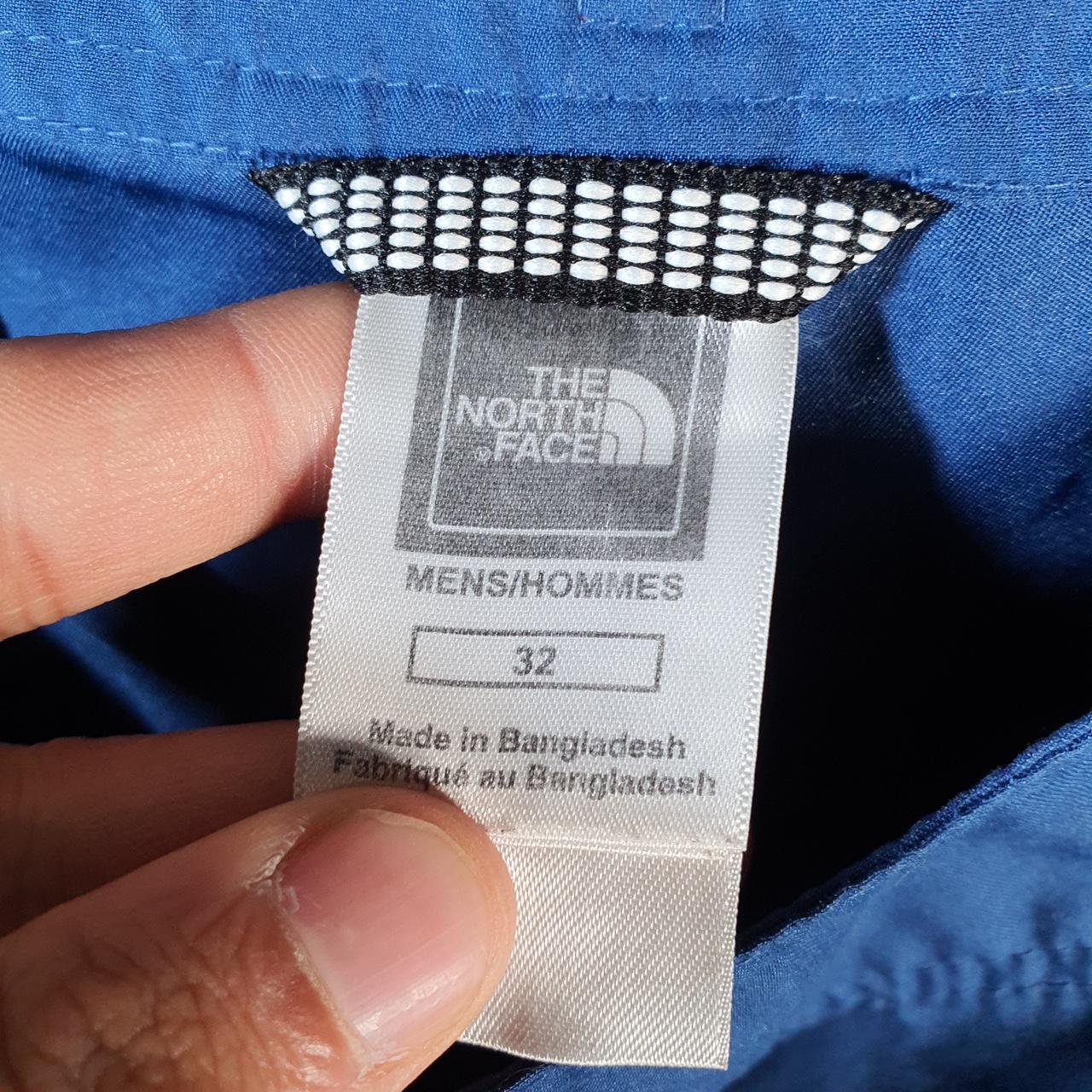 Vintage The North Face TNF Shorts Jorts Chino Cargo Men’s W32 Blue Baggy Cotton