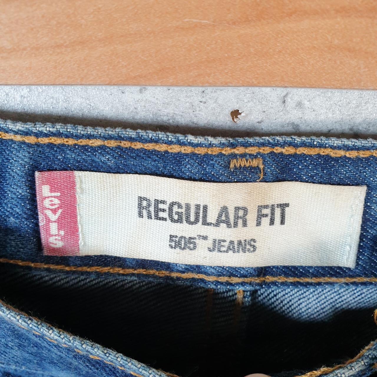 Vintage Levi’s 505 Baggy Shorts Jorts Cargo Mens W36 Blue Relaxed Denim