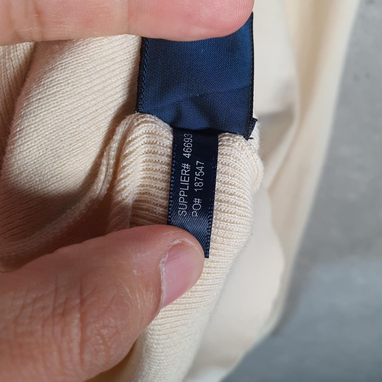 Vintage Ralph Lauren Polo Pima Cotton Sweatshirt Men’s Large Beige Pullover Pony C8859