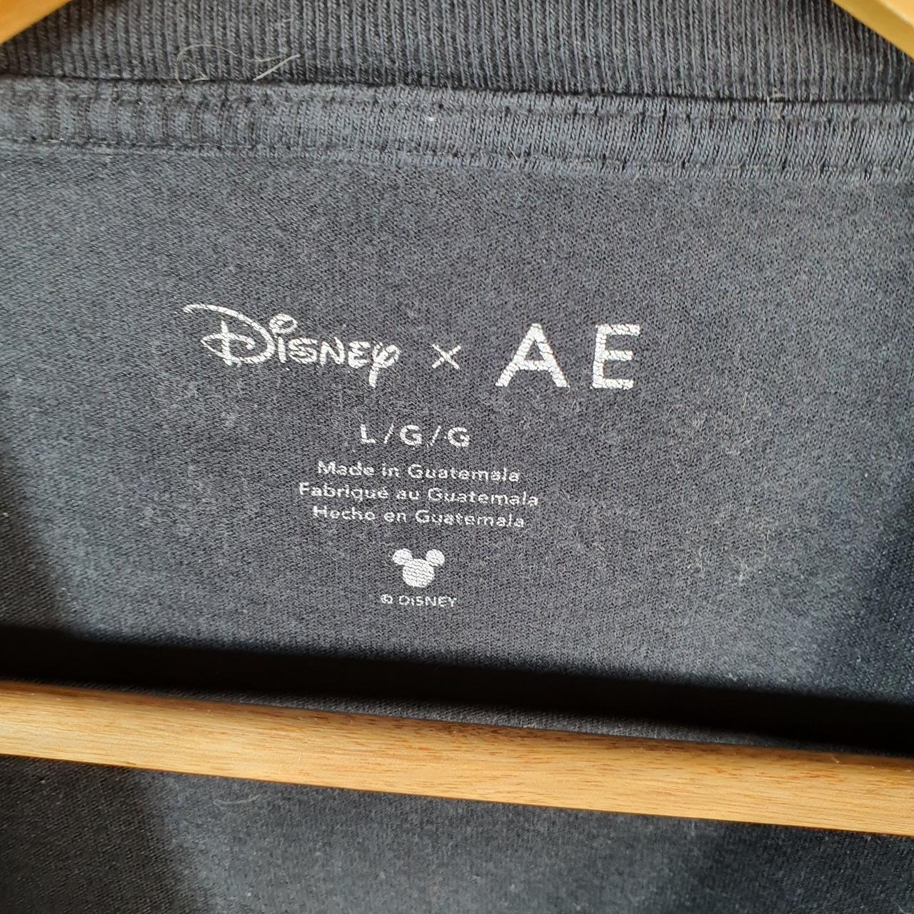 Vintage Disney American Eagle Land Mickey Mouse T Shirt Men’s Large Black Graphic