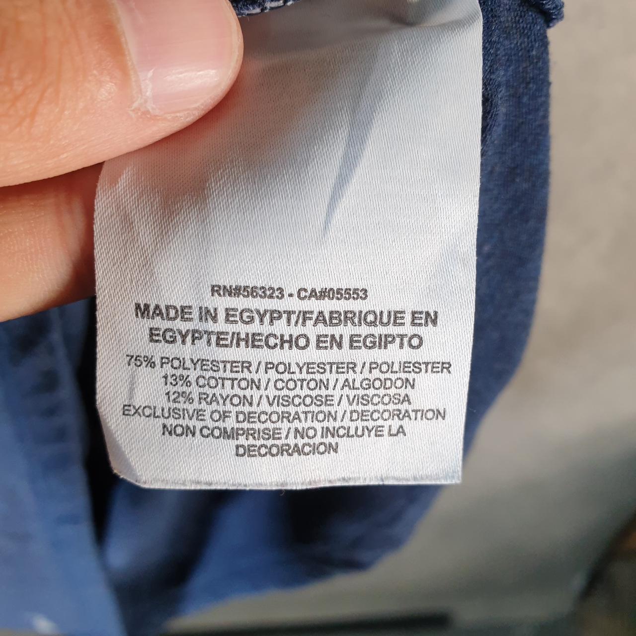 Vintage Nike Dri Fit USA Olympics T Shirt Men’s Medium Blue Swoosh Logo Athletic