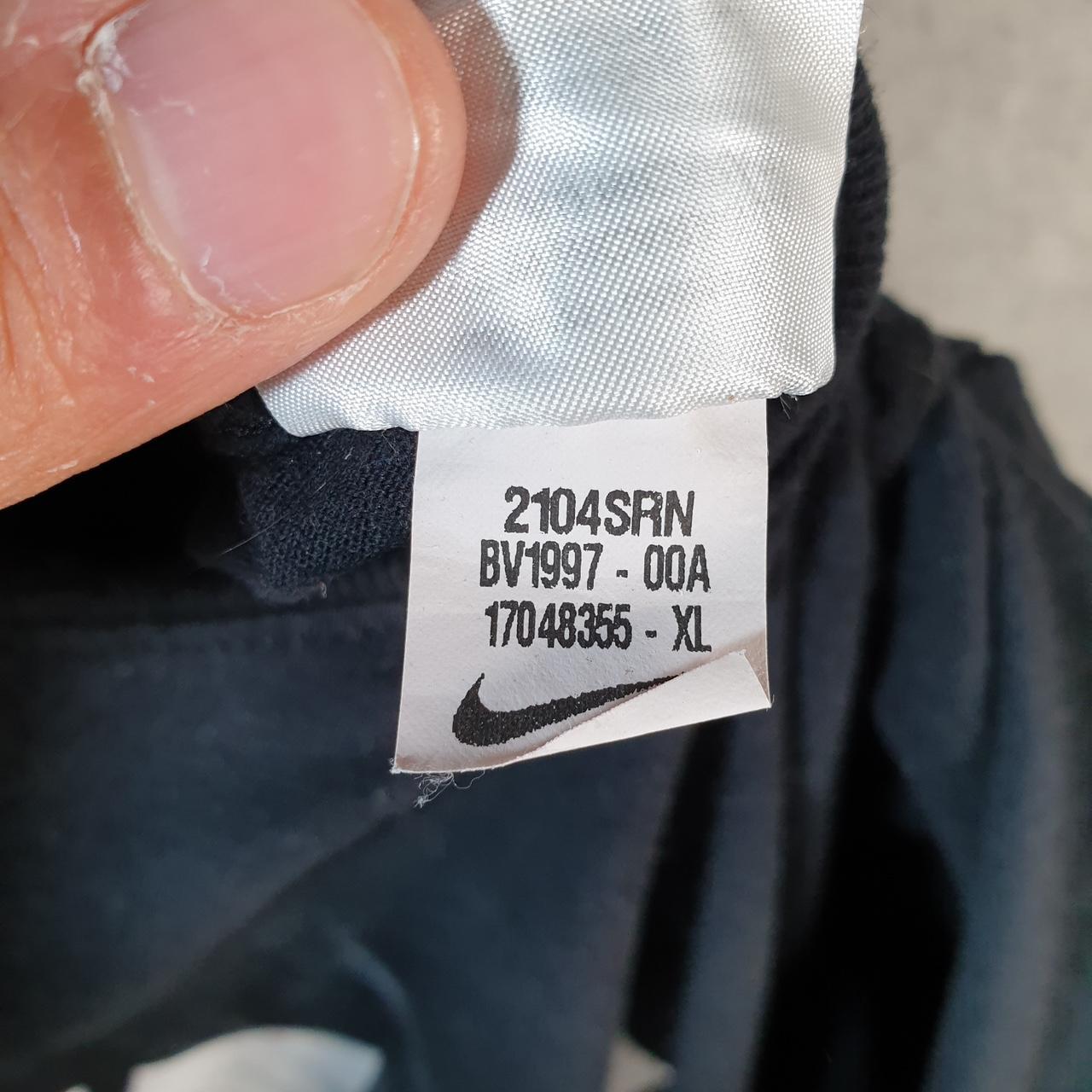 Vintage Nike T Shirt Men’s XL Black Printed Single Swoosh Logo Athletic C8272