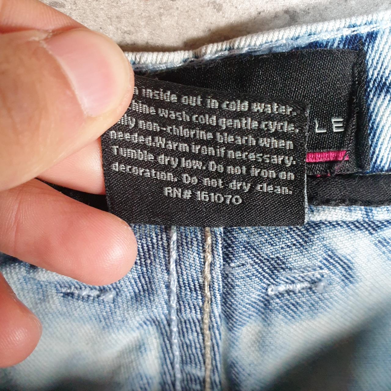 Vintage Switch Remarkable Baggy Y2K Hip Hop Jorts Shorts Mens W38 Blue Denim USA