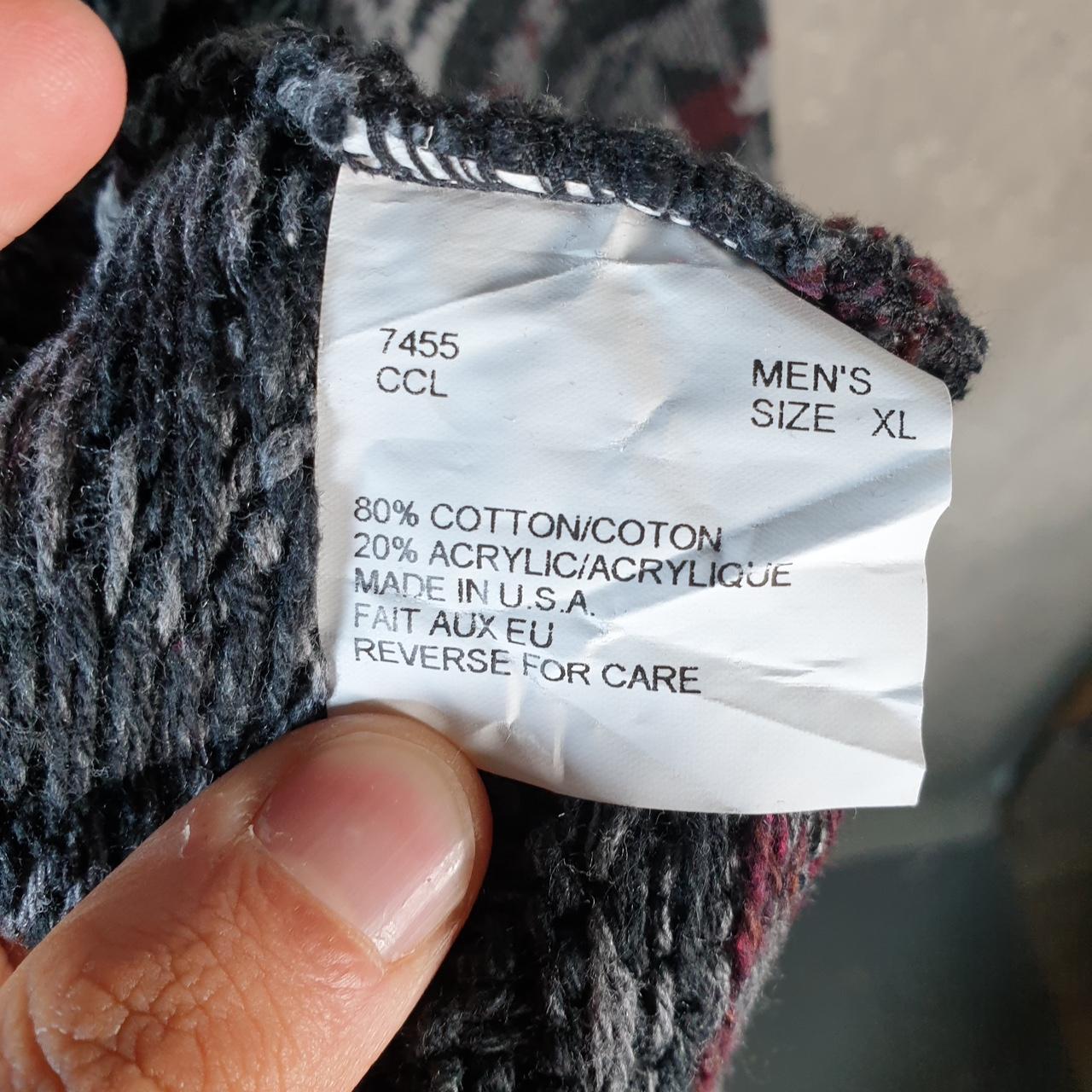 Vintage Woolwich Aztec Knit Sweater Men’s XL Grey Pattern Y2K Pullover Casual