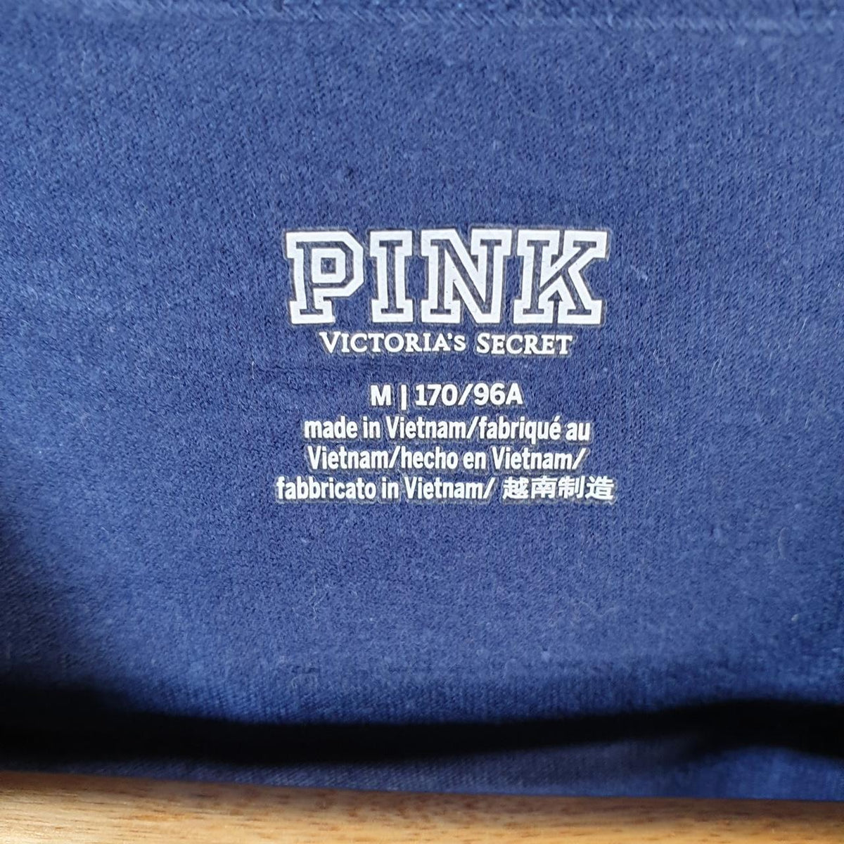 Vintage Pink Dog Graphic T Shirt Men’s Medium Navy Blue Casual Sports Logo Athletic