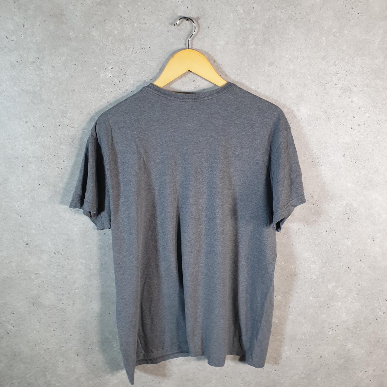 Vintage Ralph Lauren Polo T Shirt Men’s Large Grey Embroidered Classic Fit Pony C8579