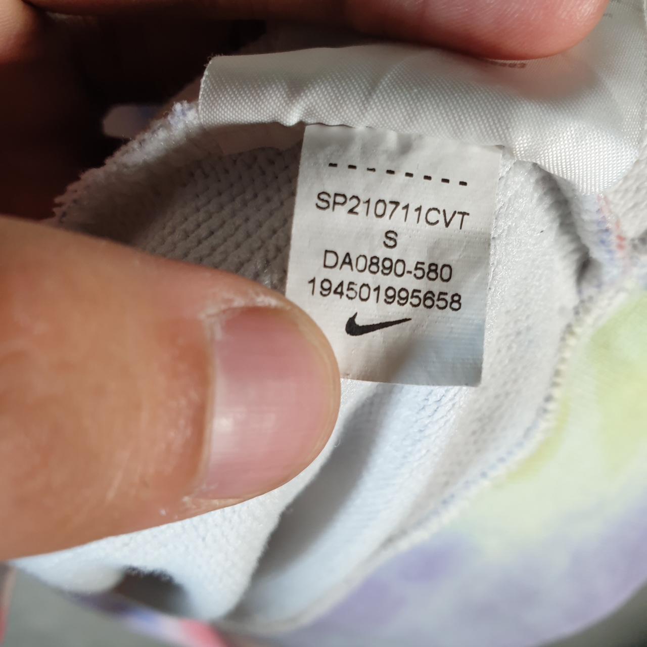 Vintage Nike Cropped Hoodie Womens Small Tie Dye Swoosh Y2K Pullover Logo