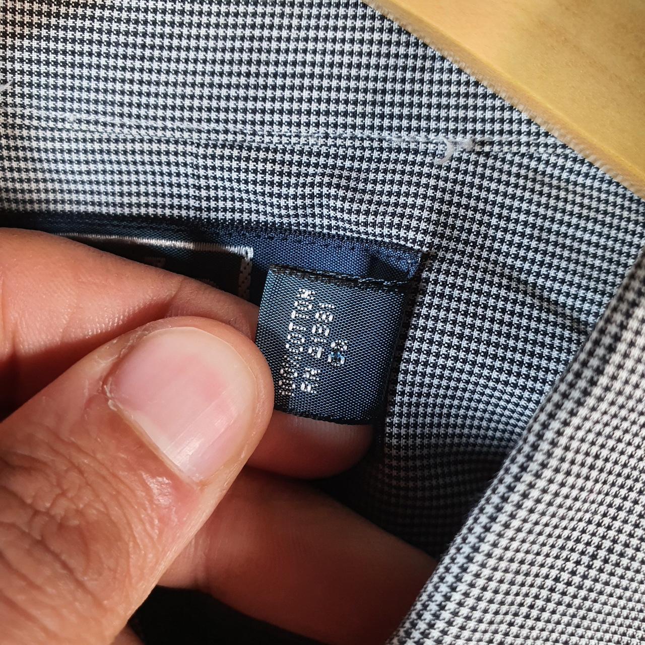 Vintage Ralph Lauren Button Down Shirt Men’s Large Grey Fish Eye Classic Cotton Pony Casual Big Fish Vintage