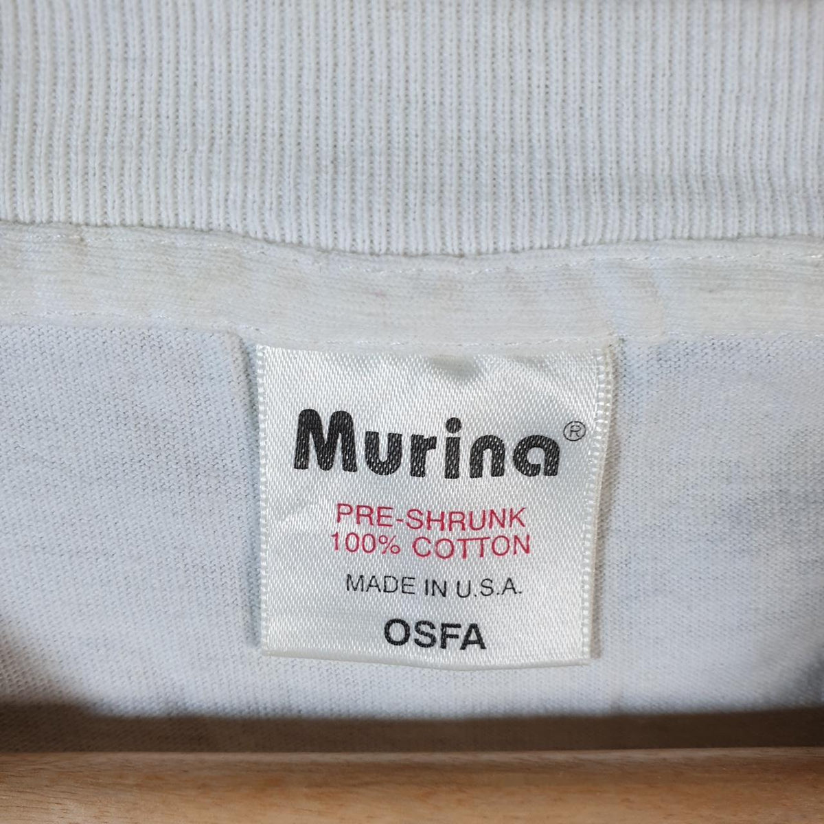 Vintage Murina Merry Christmas Santa Claus USA 90s Single Stitch T Shirt Men’s XL White