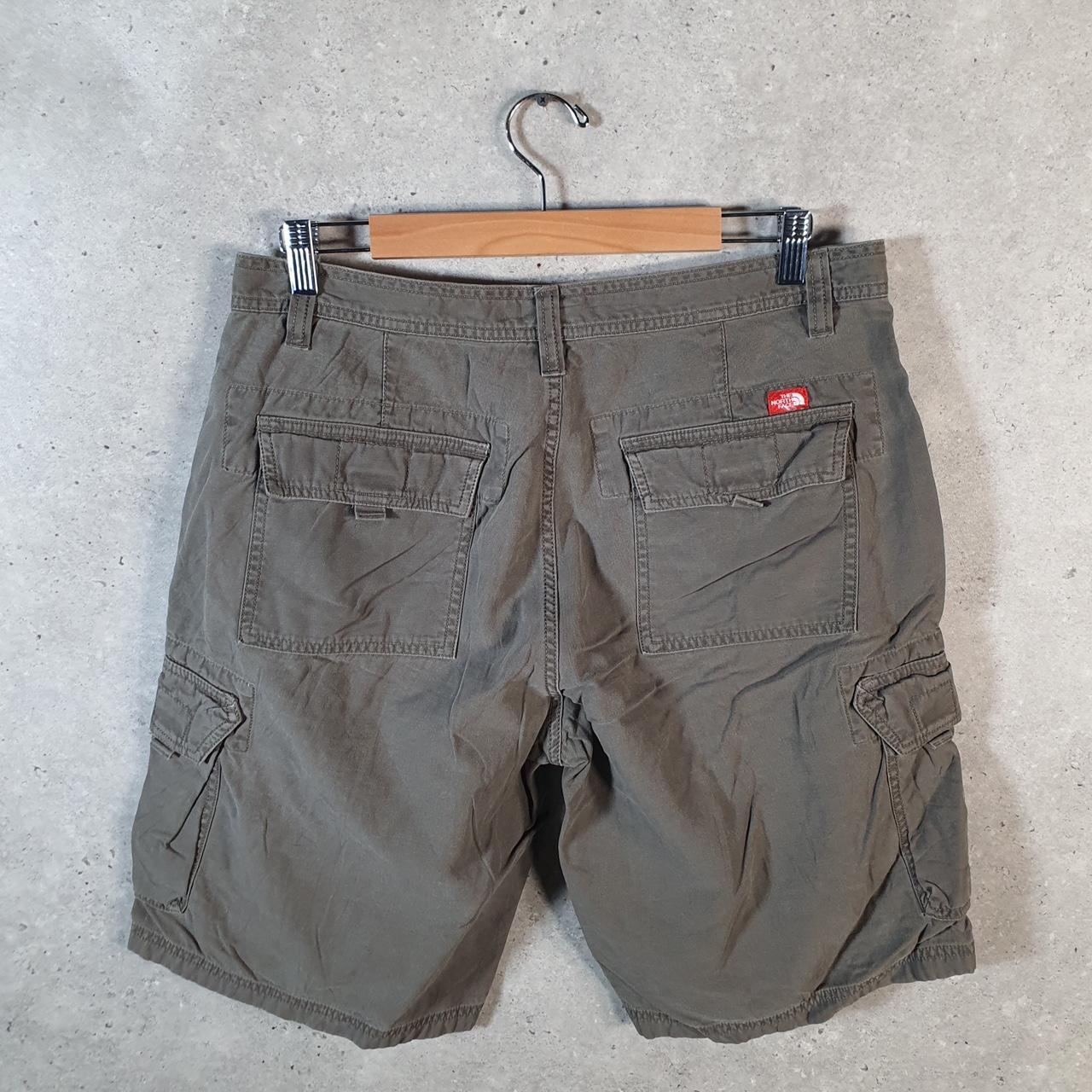 Vintage The North Face TNF Shorts Jorts Chino Cargo Men’s W34 Grey Baggy Cotton