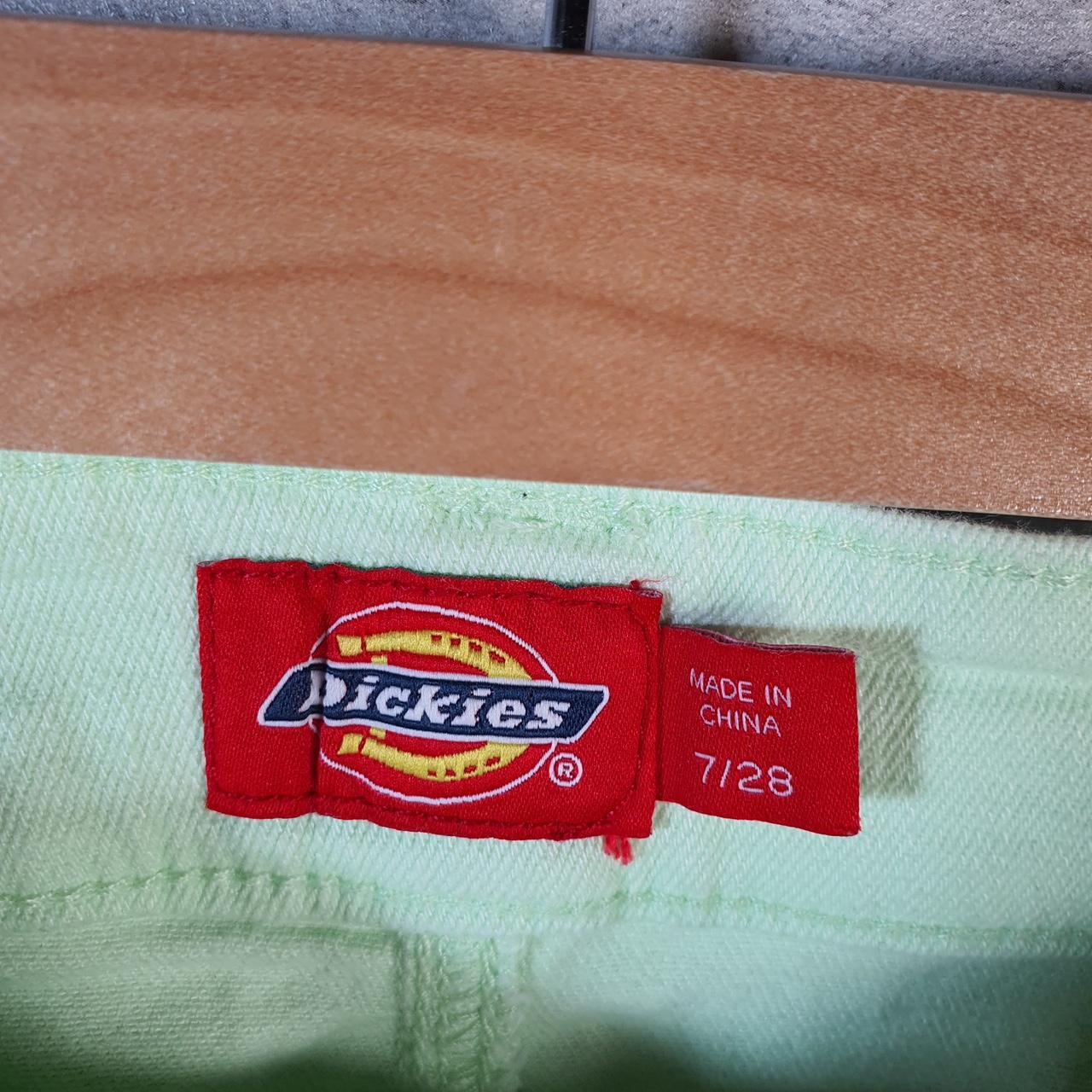 Vintage Dickies Carpenter Shorts Jorts Cargo Womens W30 Green Relaxed Fit Baggy Big Fish Vintage