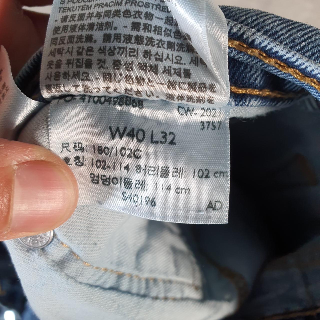 Vintage Levi’s 505 Cut Off Shorts Jorts Cargo Blue W40 Blue Relaxed Denim
