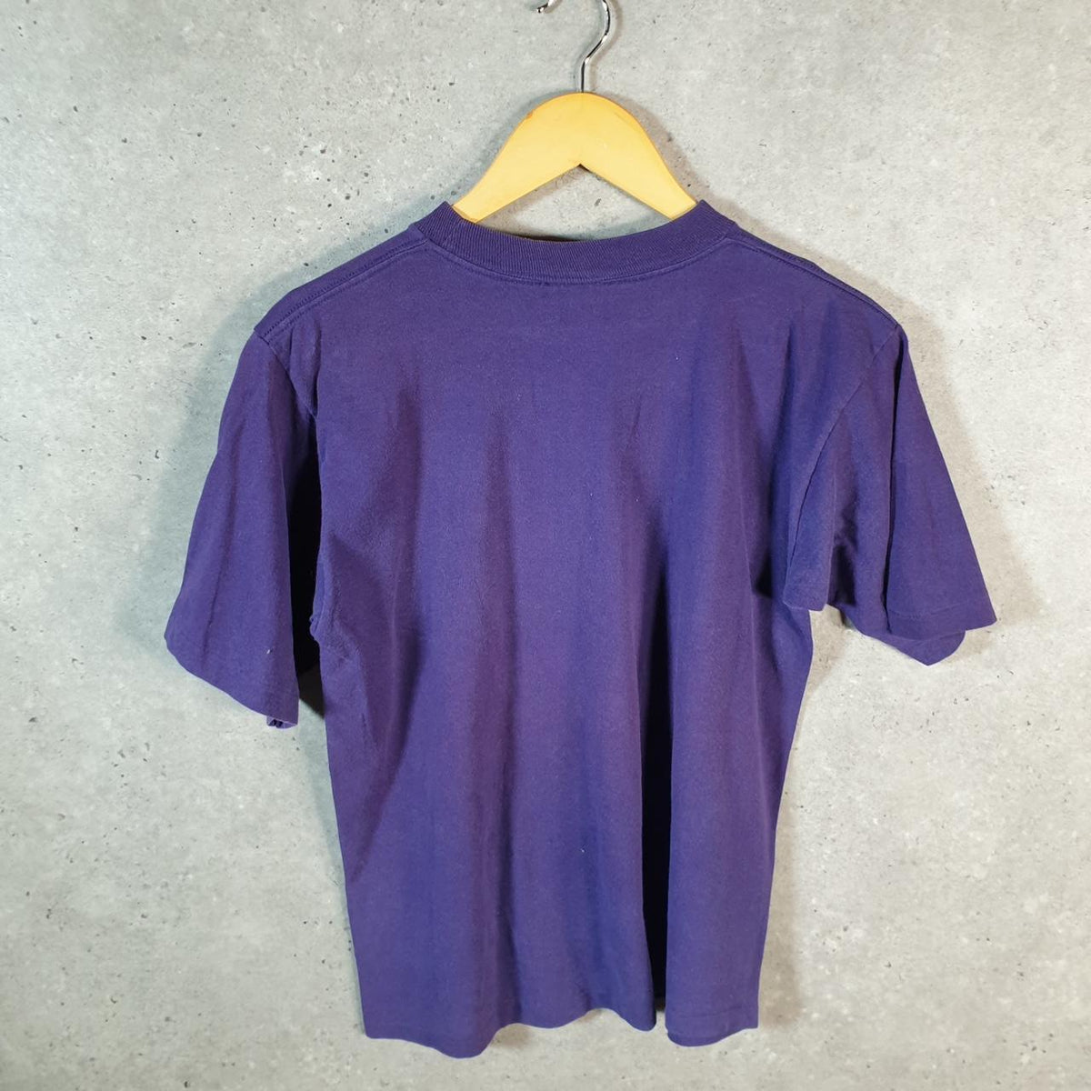 Vintage Sea Shells Beach Graphic USA 90s Single Stitch T Shirt Men’s XS Purple C8784
