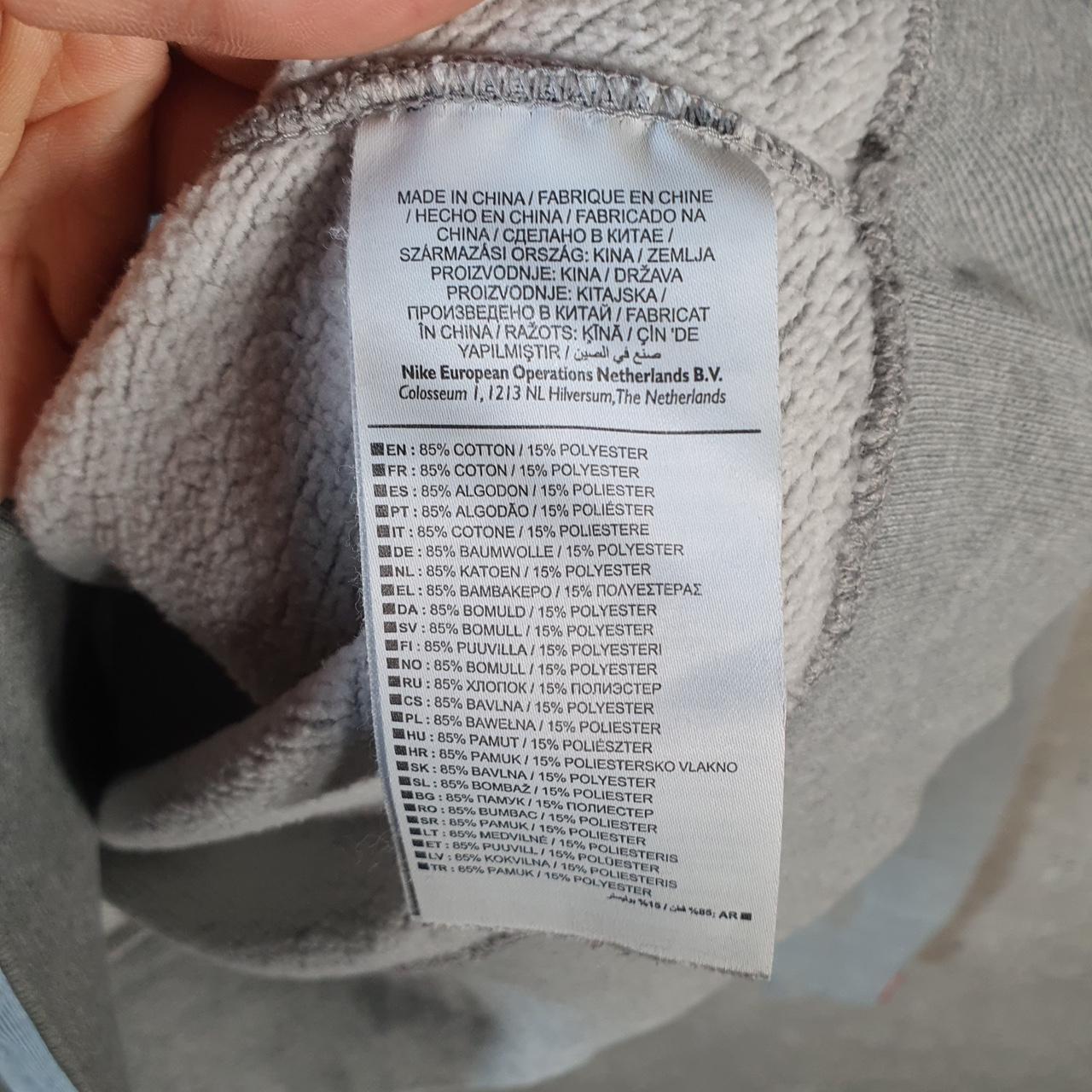 Vintage Nike Club Sweatshirt Men’s Medium Grey Swoosh Y2K Pullover Logo